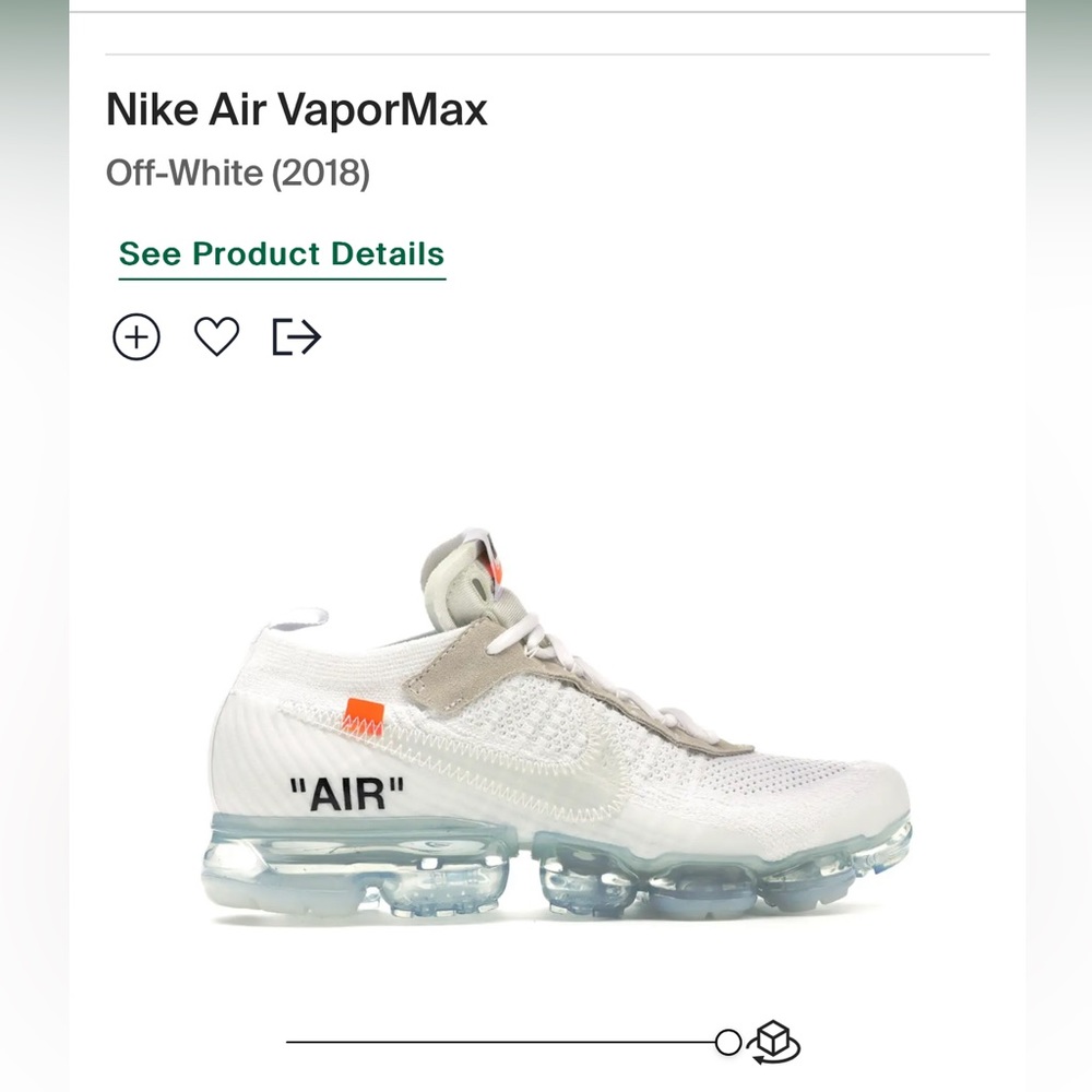 Nike X Off White Uni Sex VaporMax